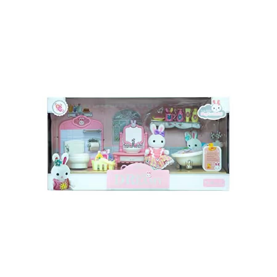 Bay Dreamy Mini Tavşan Büyük Banyo Oyun Seti 