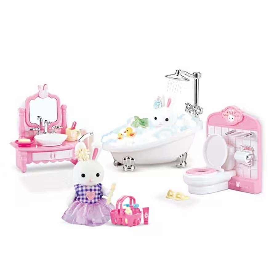 Bay Dreamy Mini Tavşan Büyük Banyo Oyun Seti 