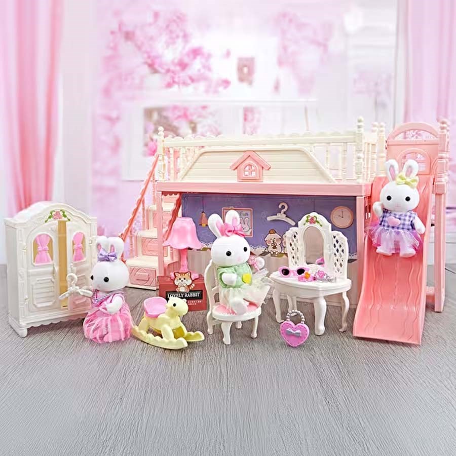 Bay Dreamy Mini Tavşan Kaydıraklı Oda Seti 