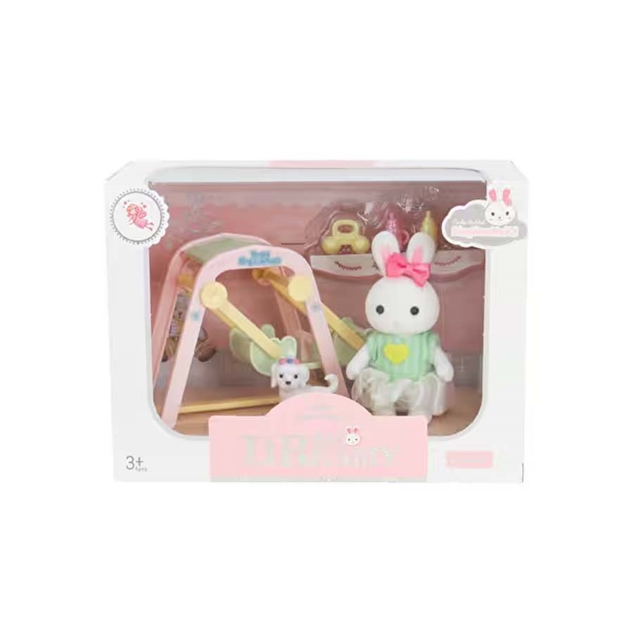 Bay Dreamy Mini Tavşan Aksesuarlı Salıncak Seti 