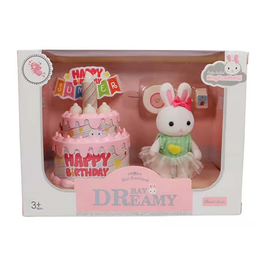 Bay Dreamy Mini Tavşan Doğum Günü Pastası 