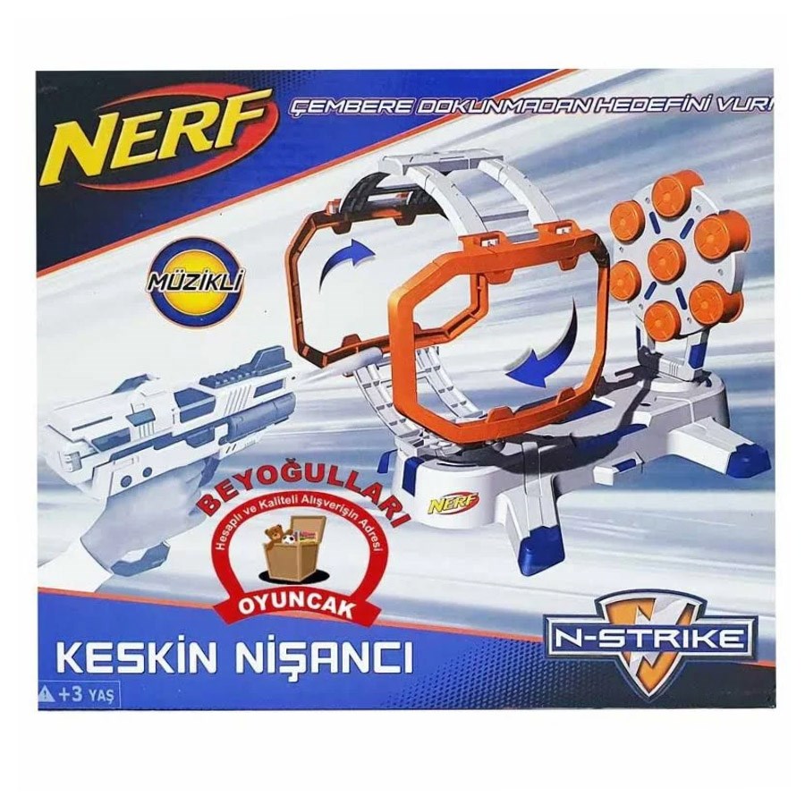 Nerf Keskin Nişancı Hedef Tahtası Müzikli 