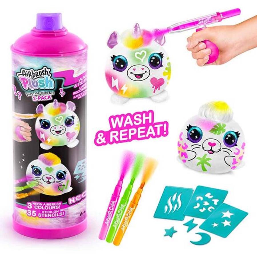 Sürpriz Mini Neon Peluş 2 Li Paket 