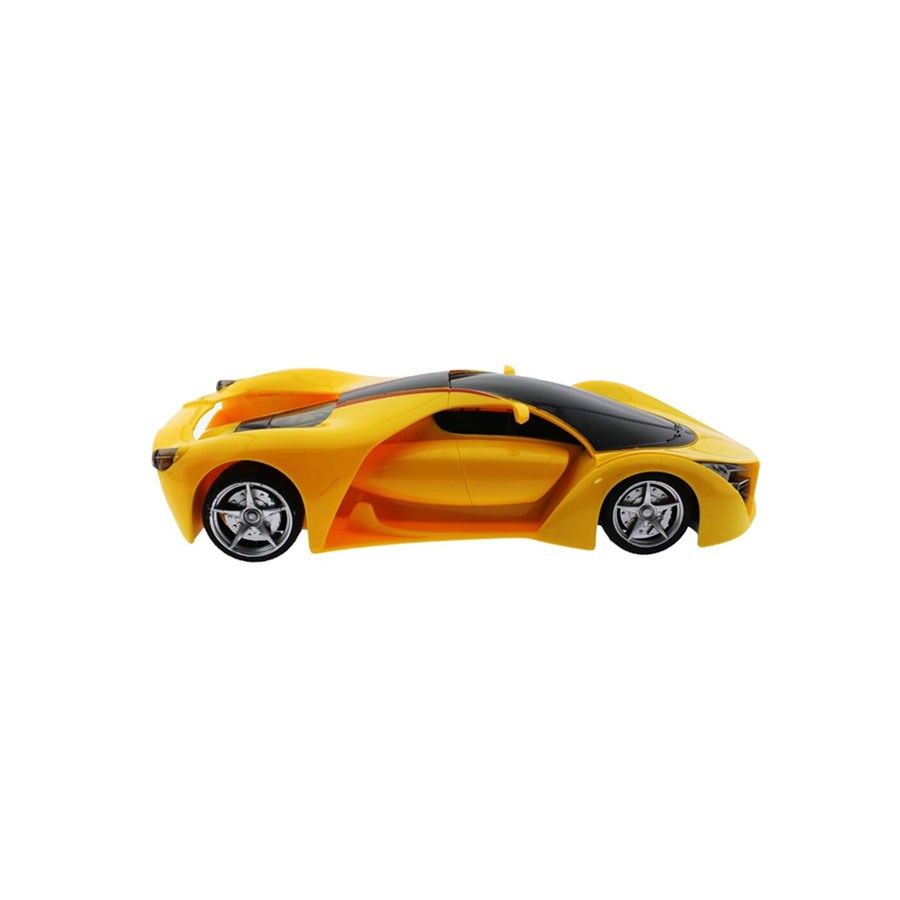 Direksiyonlu Fantastik Araba Şarjlı Sarı1
