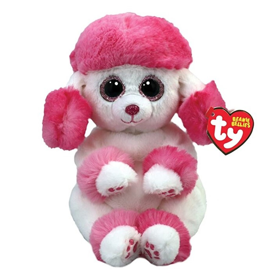 TY Heartly - Pembe Beyaz Poodle 20 Cm. 