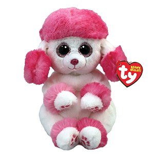 TY Heartly - Pembe Beyaz Poodle 20 Cm.