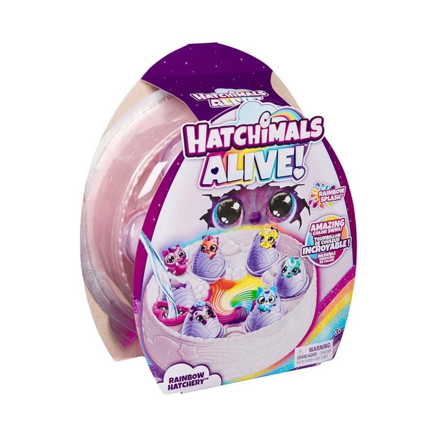 Egg Hatchimals Alive Rainbow Hatcrey 