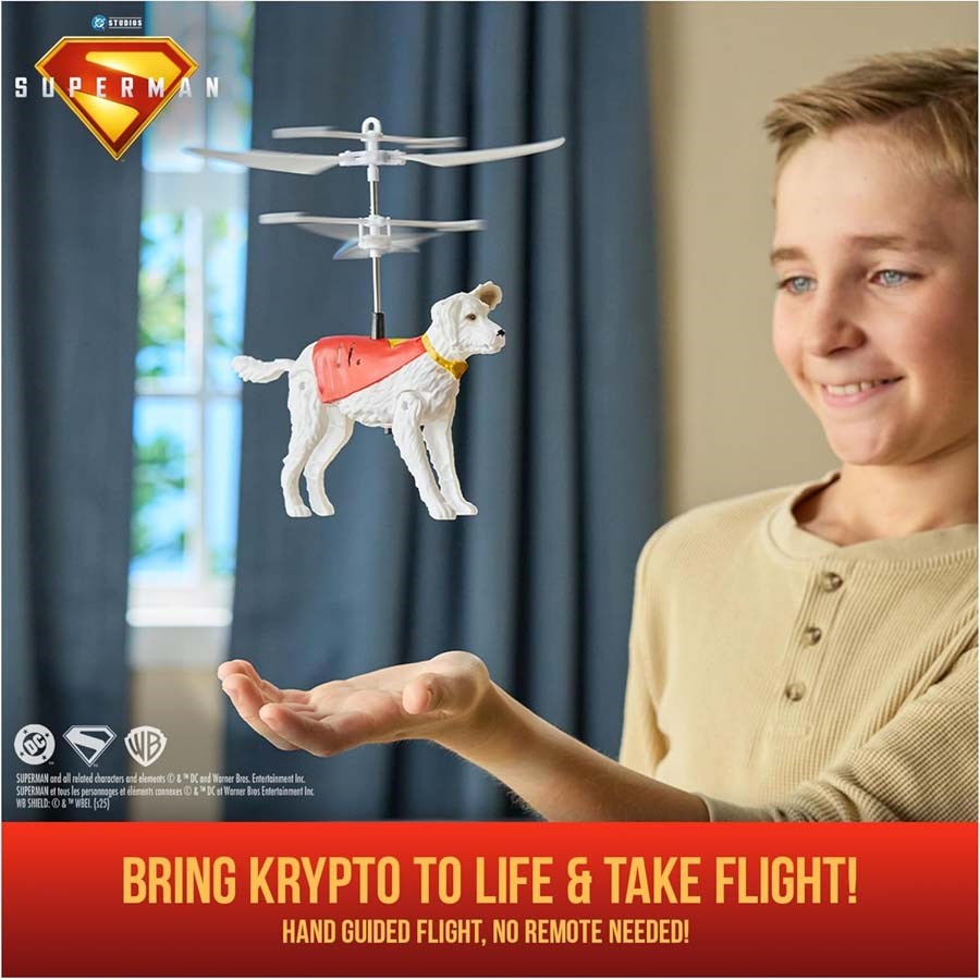 DC Superman Uçan Krypto Figürü 19 Cm. 