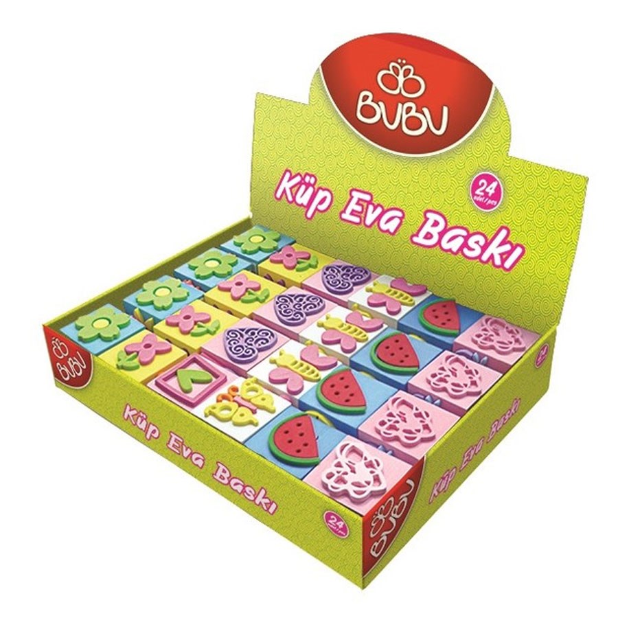Bu-Bu Küp Eva Baskı 24 Lü Modeli 
