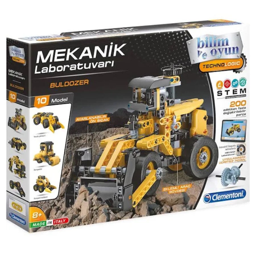 Clementoni Mekanik Laboratuvarı Buldozer 