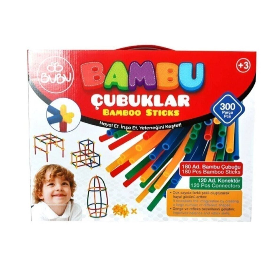 Bu-Bu Bambu Çubuklar 300 Parça 