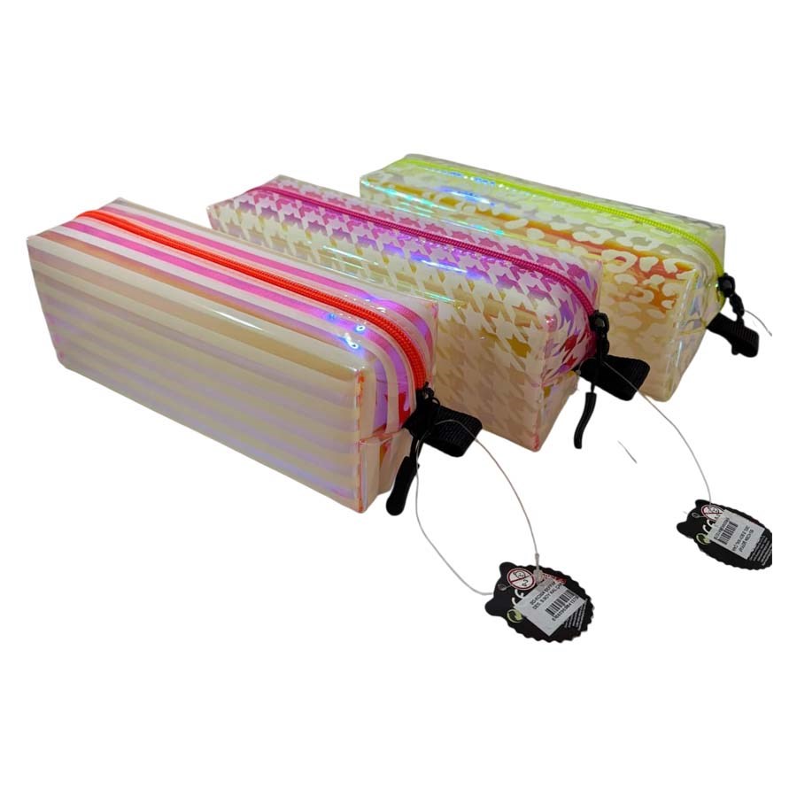 Bear & Deer Desenli Büyük Boy Kalem Çantası 