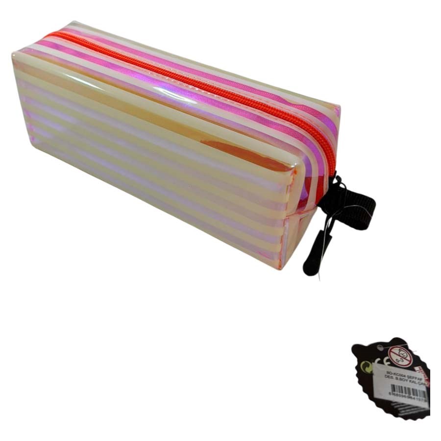 Bear & Deer Desenli Büyük Boy Kalem Çantası 