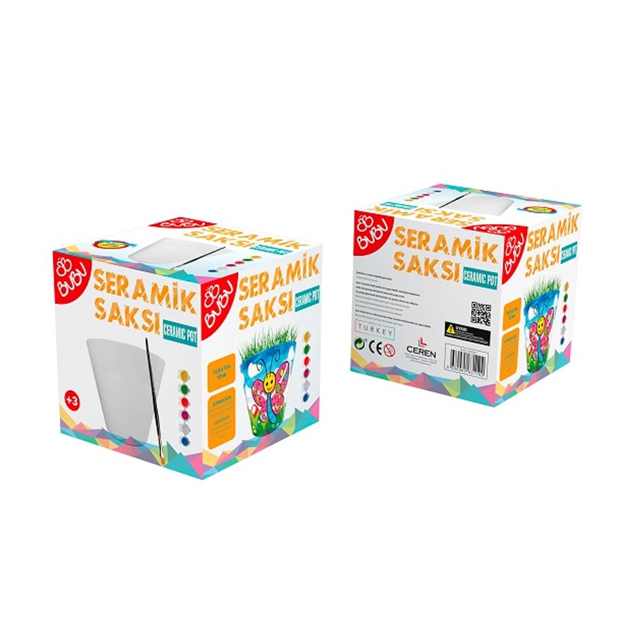 Bu-Bu Seramik Saksı Boyama 