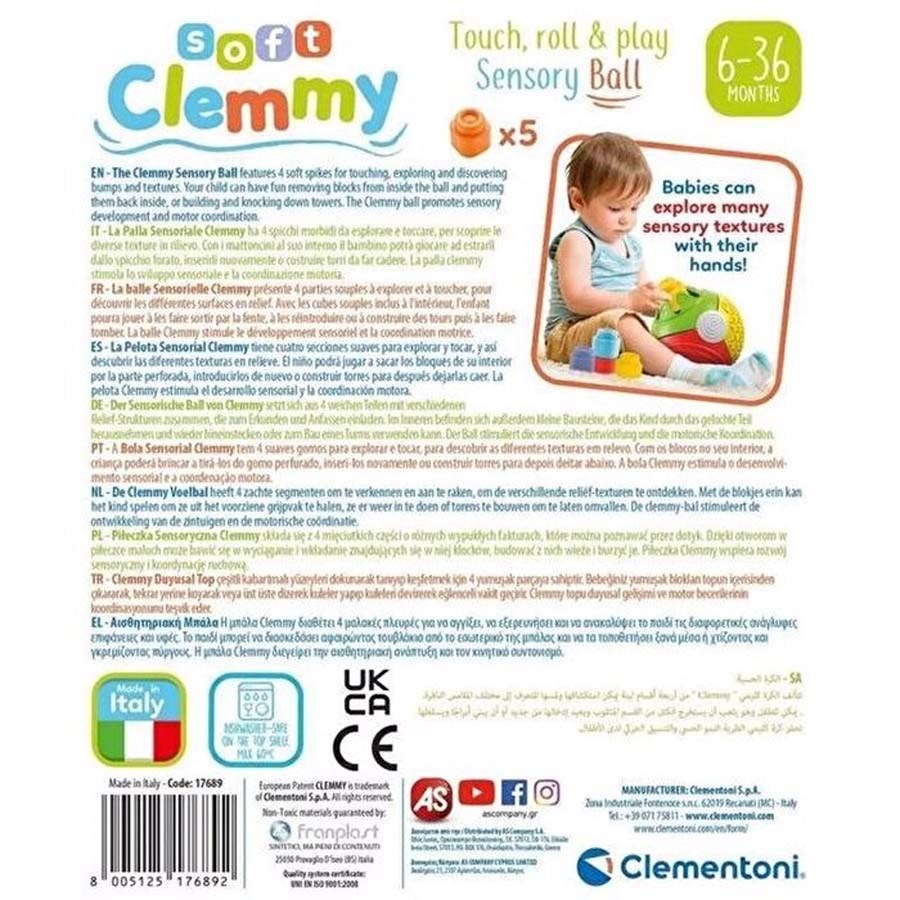 Baby Clementoni Yumuşak Blok Duyusal Top 