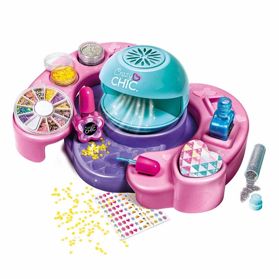 Clementoni Crazy Chic Havalı Tırnak Tasarımları 