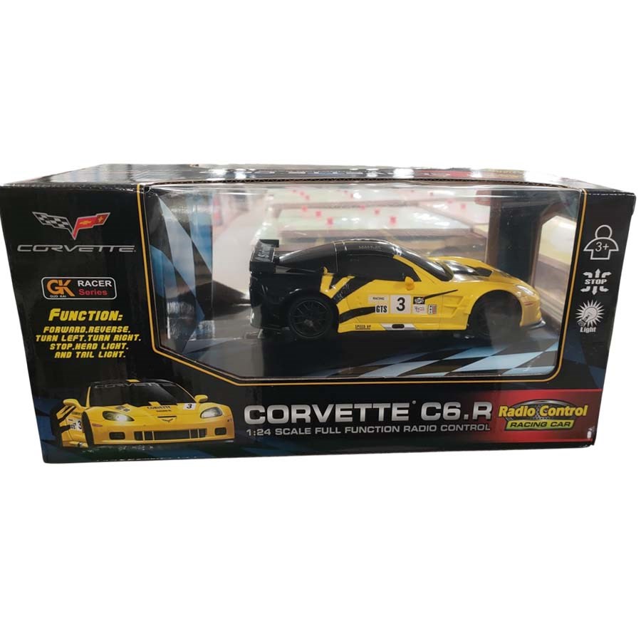 Corvette C6.R Işıklı-USB Kablolu Kumandalı Araba 