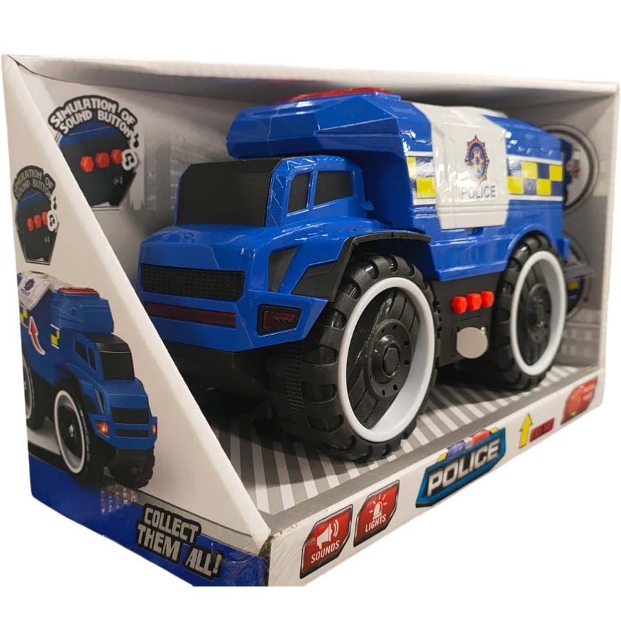 Işıklı ve Sesli Polis Kamyonu 1:16 