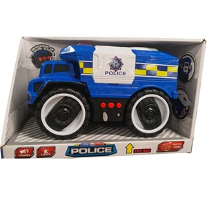 Işıklı ve Sesli Polis Kamyonu 1:16