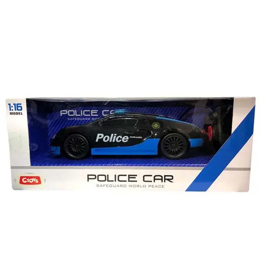 Işıklı ve Sesli Kumandalı Polis Arabası 1:16 