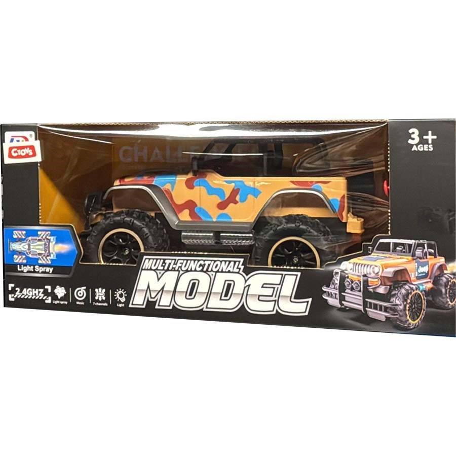 Işıklı ve Sesli Kumandalı Buharlı Safari Araç