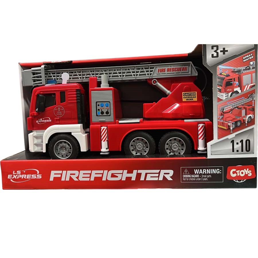 Sesli ve Işıklı Su Atabilen İtfaiye Aracı 1:10