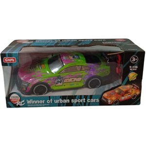 Işıklı Uzaktan Kumandalı Yarış Aracı 1:16