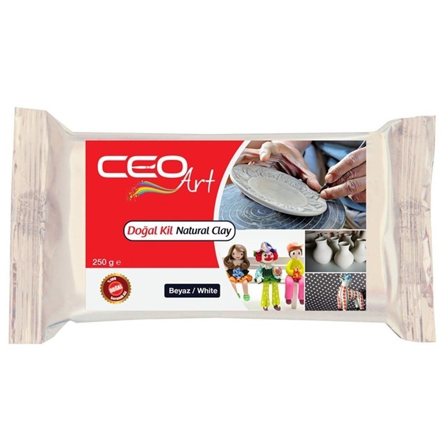 Ceo Art Doğal Kil Hamuru Beyaz 250 gr 