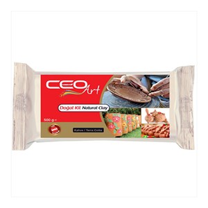 Ceo Art Seramik Hamuru Doğal 500gr Kahverengi