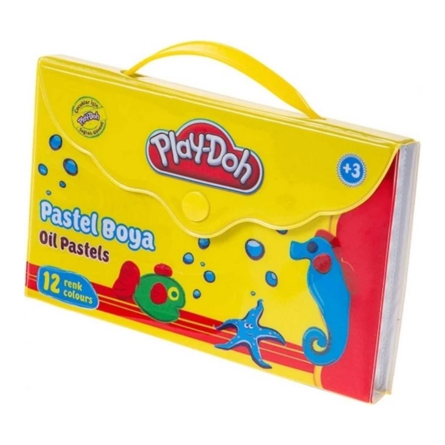 Play-Doh Pastel Boya Çantalı 12 Renk 