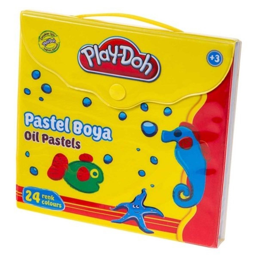 Play-Doh Pastel Boya Çantalı 24 Renk 