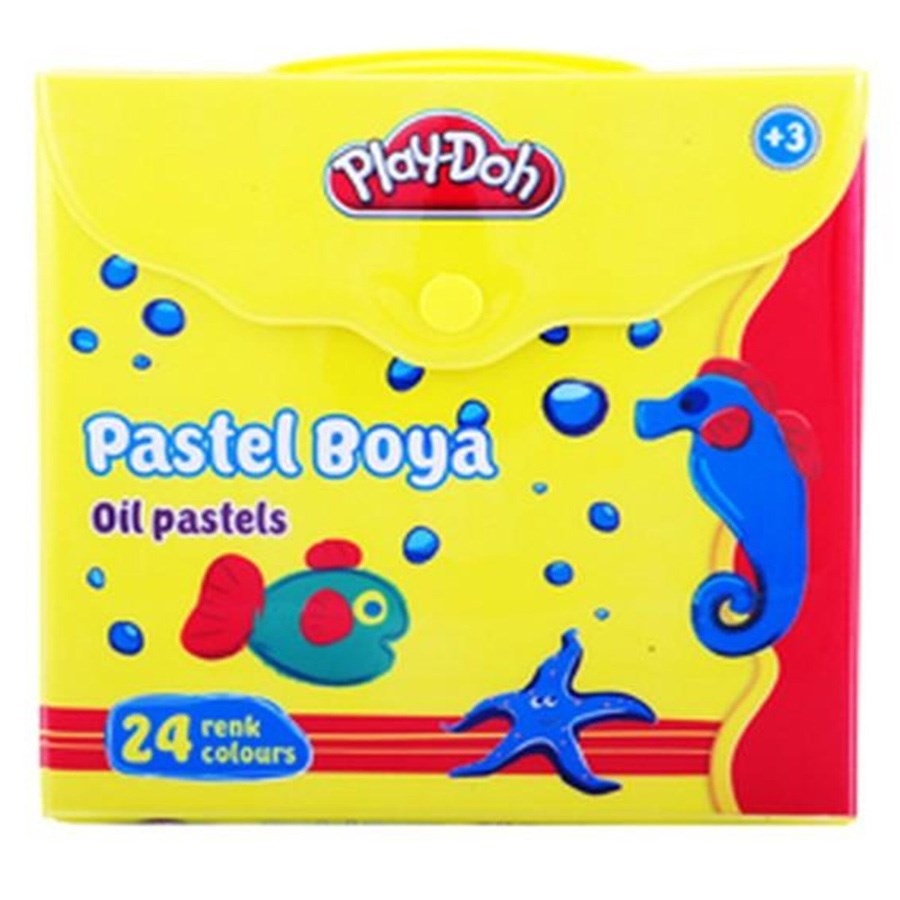 Play-Doh Pastel Boya Çantalı 24 Renk 