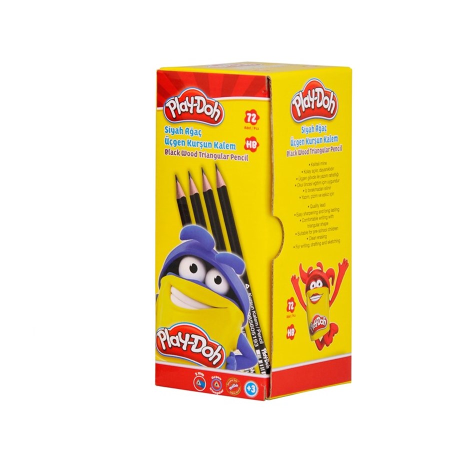 Play-doh Siyah Üçgen Kurşun Kalem 1 adet 