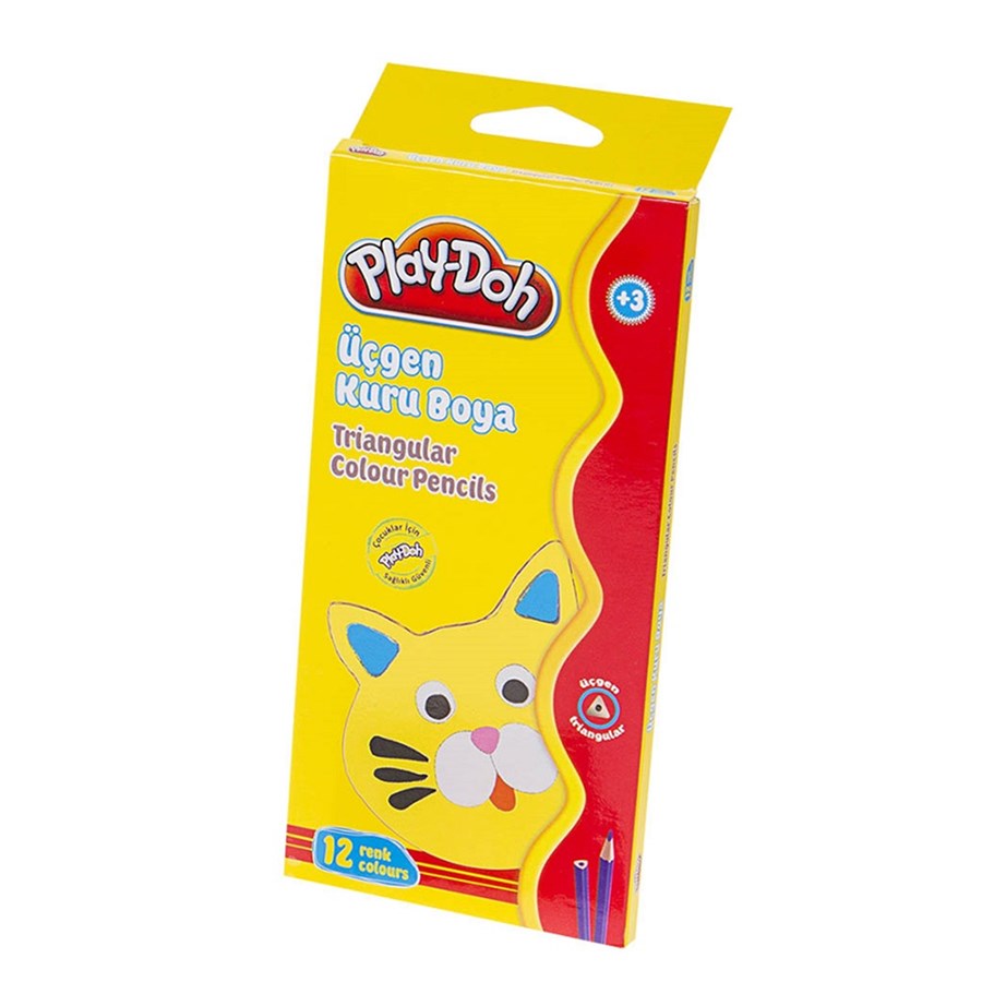 Play-Doh Jumbo Woodfree Üçgen Kuru Boya 