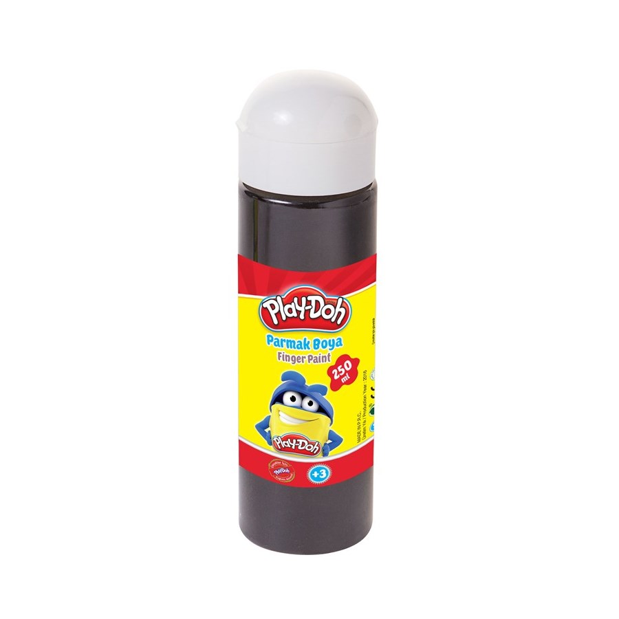 PLAY-DOH PARMAK BOYASI (TÜP) 250 ML. SİYAH  