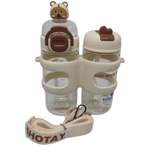 Shotay Çift Gözlü Tritan Matara 900 ML.