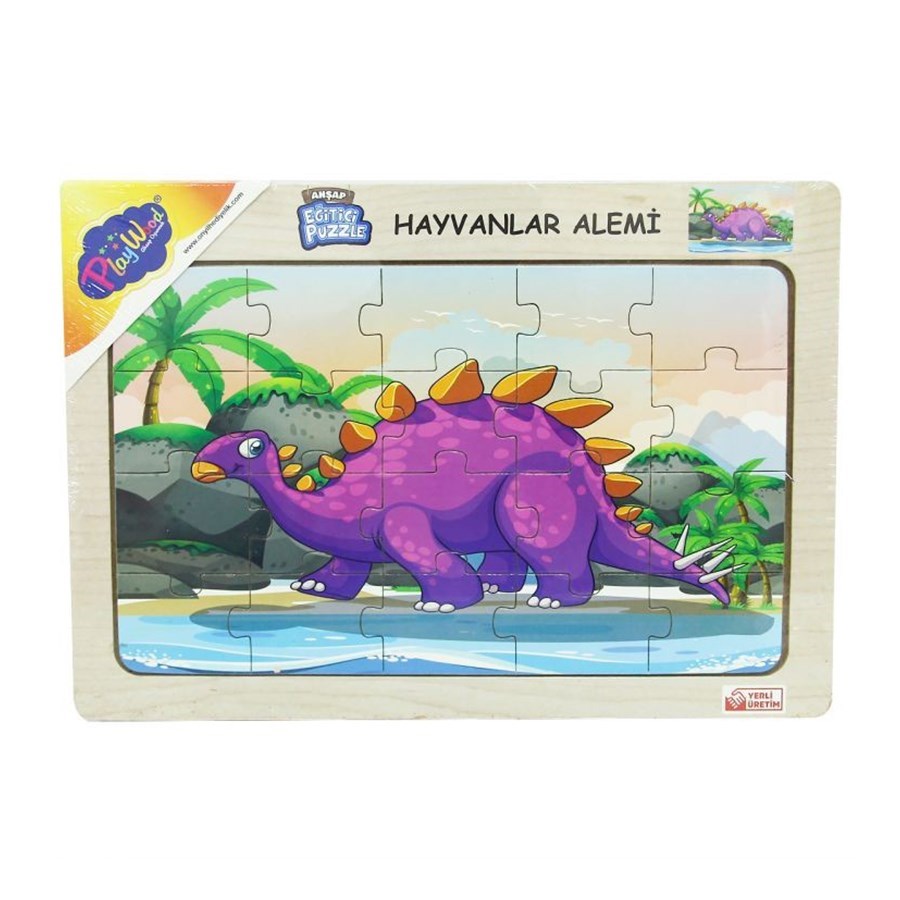 Ahşap Eğitici Puzzle Hayvanlar 