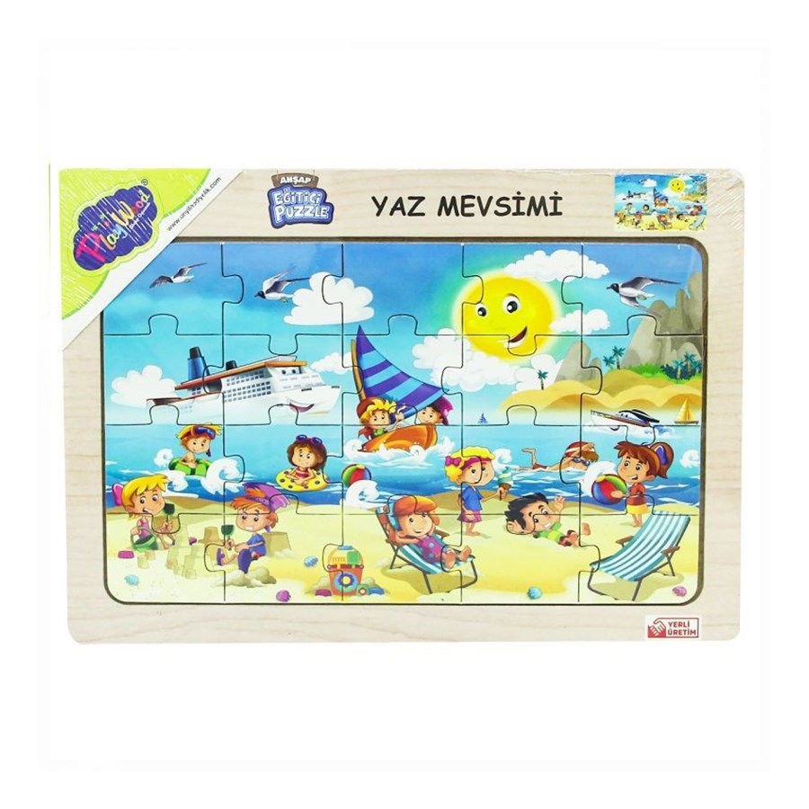 Ahşap Eğitici Puzzle Yaz Mevsimi 