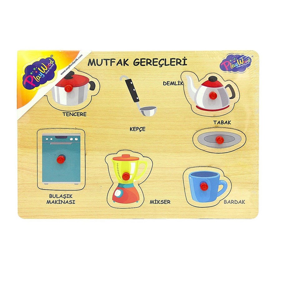 Ahşap Tutmalı Mutfak Gereçleri 