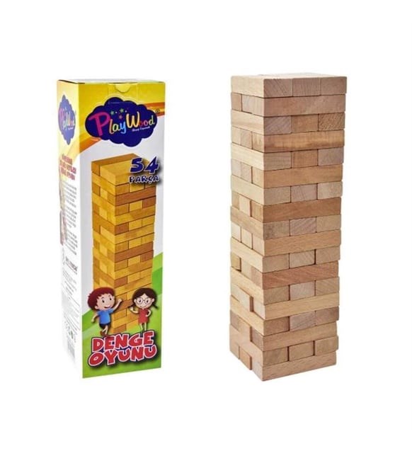 Playwodd Kutuda Ahşap Denge Oyunu 