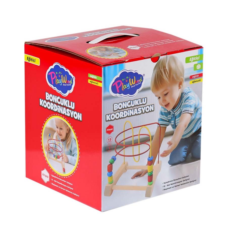 Playwood Ahşap Boncuklu Koordinasyon 