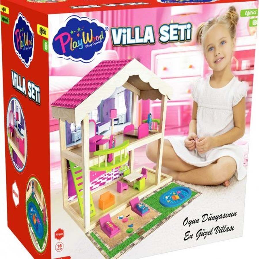 Playwood Ahşap Villa Seti 