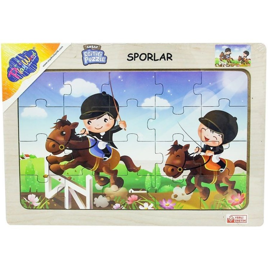 Ahşap Sporlar Puzzle 