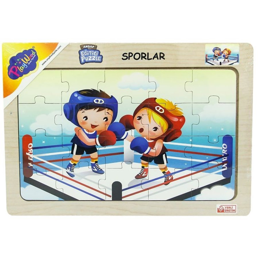 Ahşap Sporlar Puzzle 