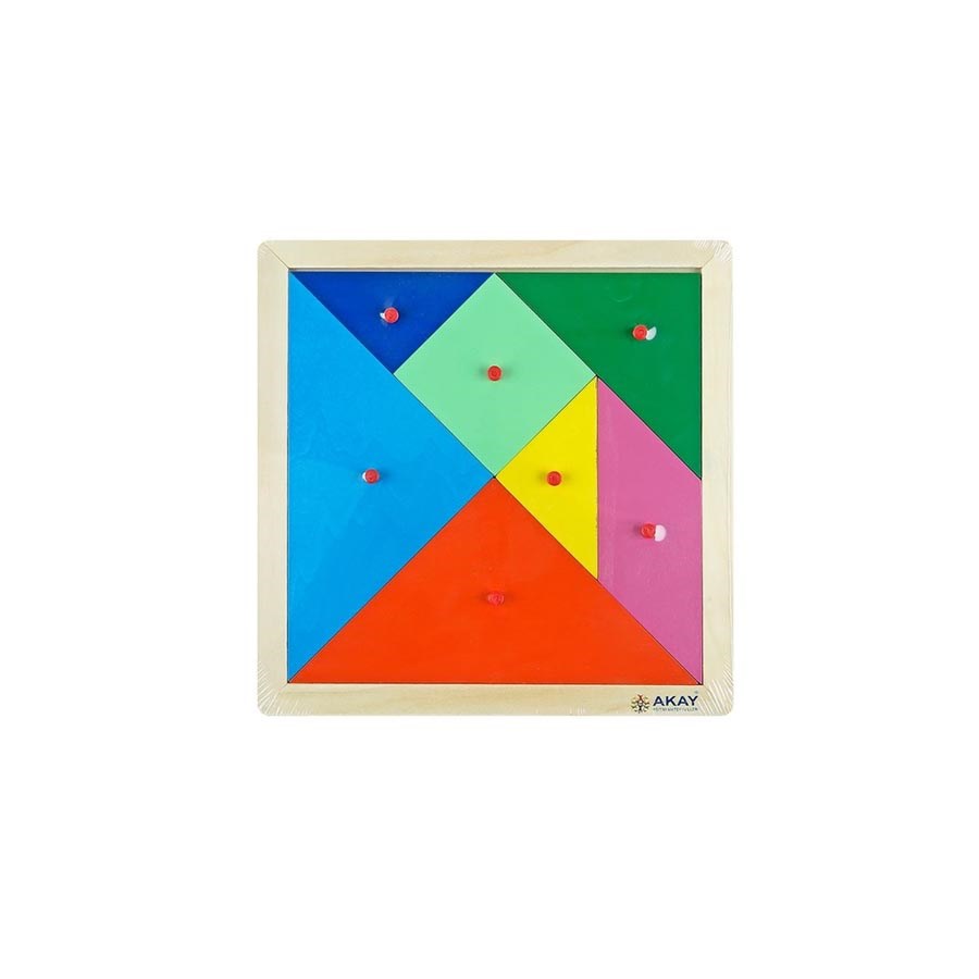 Ahşap Puzzle Tangram 