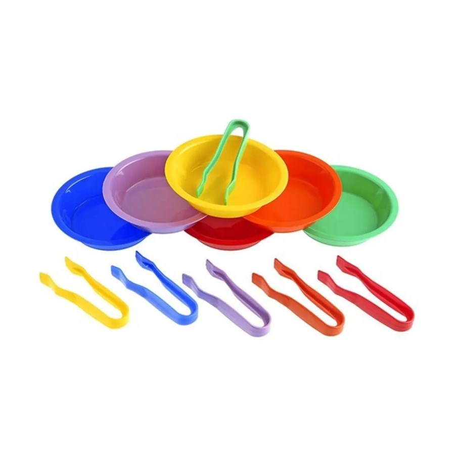 Hİ-Q TOYS Kase Ve Cımbız Aktarma Seti 6 Lı Takım 
