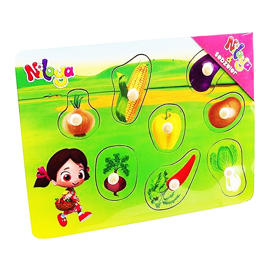Niloya Ahşap Sebzeler Puzzle 