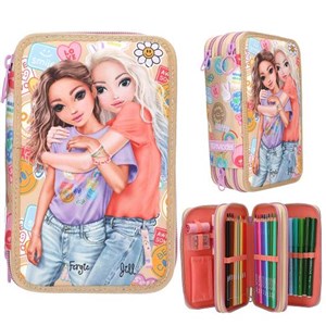 Topmodel 3 Katlı Kalem Kutusu Kız Gücü