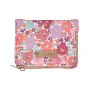 Topmodel Çiçek Desenli Cüzdan