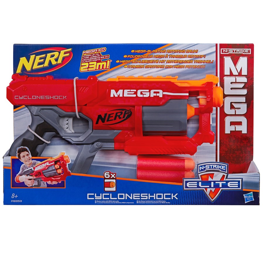 Nerf N-Strike Mega Cyclone Shock 6 